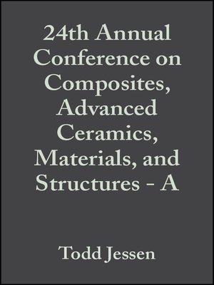 cover image of 24th Annual Conference on Composites, Advanced Ceramics, Materials, and Structures--A